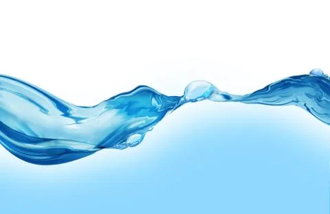 Water Waves Wave Banner Background Stock Illustration