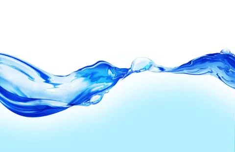 Water Waves Wave Banner Background Stock Illustration