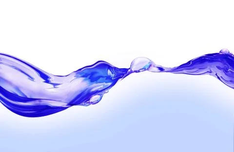 Water Waves Wave Banner Background Stock Illustration