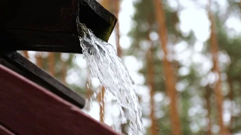 Water wheel on the background of the forest Stock Footage 75675224