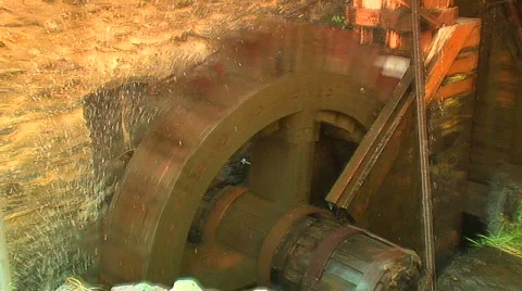 Water wheel  Stockbeeldmateriaal 90779