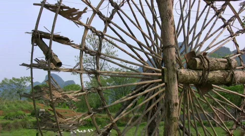 Water Wheel Stock Footage 369114