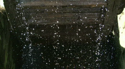 Water wheel Stock Footage 445779