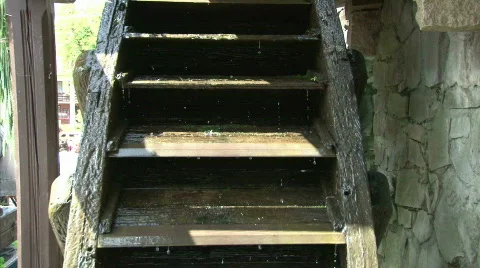 Water wheel Stock Footage 445837