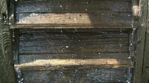Water wheel Stock Footage 448760