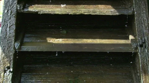 Water wheel Stock Footage 458594