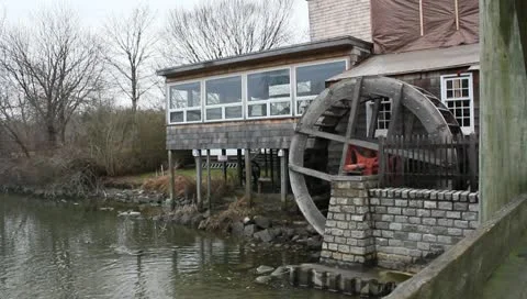 Water Wheel Stock Footage 10759291