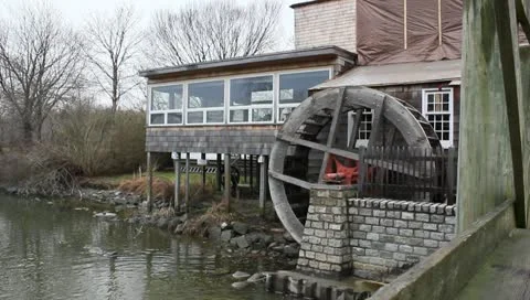 Water Wheel Stock Footage 10759324