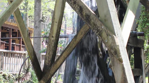 Water Wheel Video stock 22794434