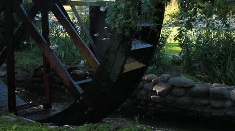 Water Wheel Stock Footage 46833645
