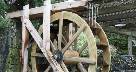 Water wheel Stock Footage 123742528
