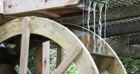 Water wheel Stock Footage 123742703