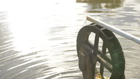 Water wheel Stock Footage 189061764