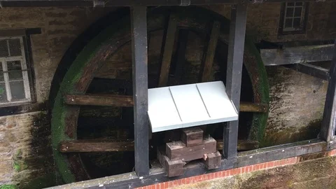 Water wheel Goslar Vídeos de archivo 77694372