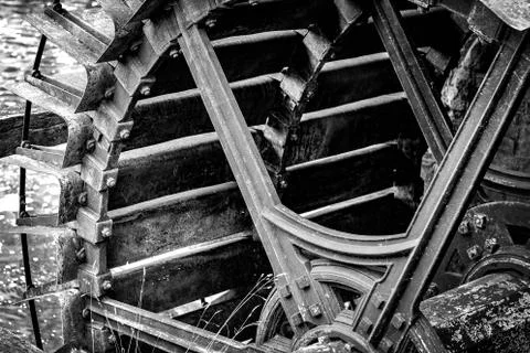 Water wheel Stock Photos