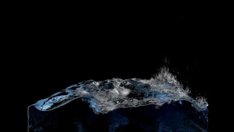 Waterbox left1 Stock Footage 343872777