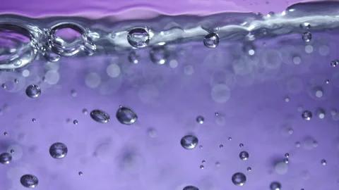 Waterbubbles in purple light Stock-Footage 234503606