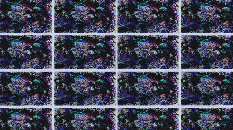 Watercolor 3d render illustration tile pattern painting on off white backgrou Stock Illustration