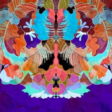 Watercolor abstract background Stock Illustration