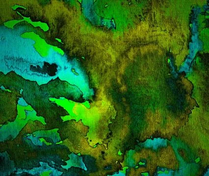 Watercolor abstract background texture of handmade Illustrazione stock