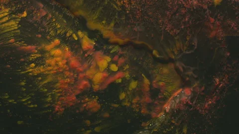 Watercolor abstract blot on the ice surface background Stock-Footage 111248331
