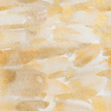 Watercolor abstract painting with cloudy texture and sparkle shiny elements. Stockillustratie