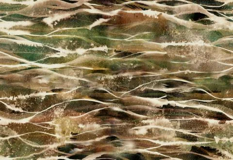 Watercolor abstract seamless pattern Stock Illustration