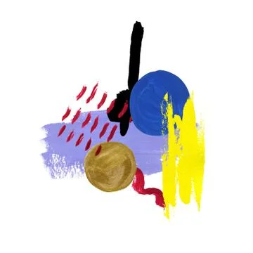 Watercolor abstraction Stock Illustration