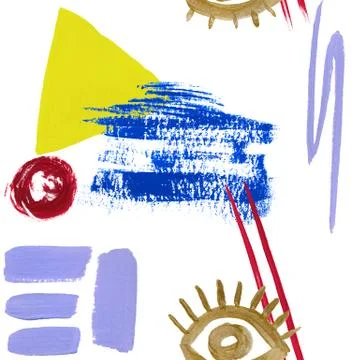 Watercolor abstraction pattern Illustrazione stock