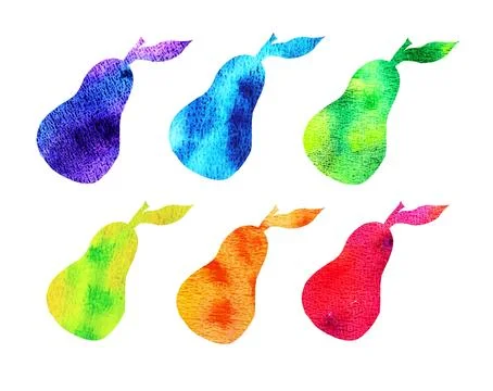 Watercolor abstraction set with space for text and your design. Stock Illustration