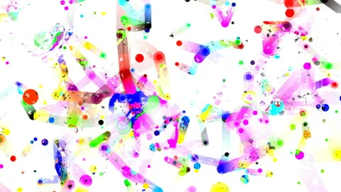 Watercolor application. Digital background. Damage to the film. Seamless loop. 動画素材 101426449