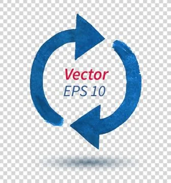 Watercolor arrows Stock Illustration