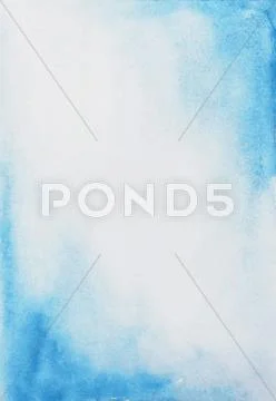 Watercolor back Stock Illustration