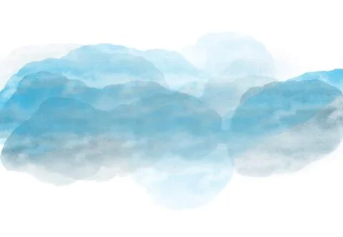 Watercolor Backdrop Spots Stock Illustration