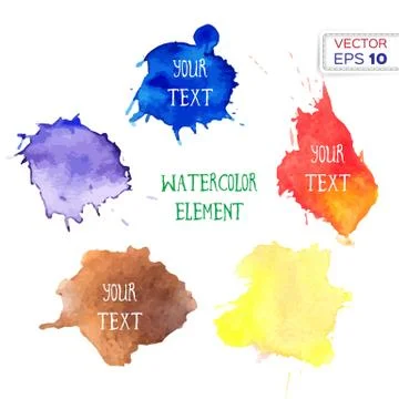 Watercolor background Stock Illustration