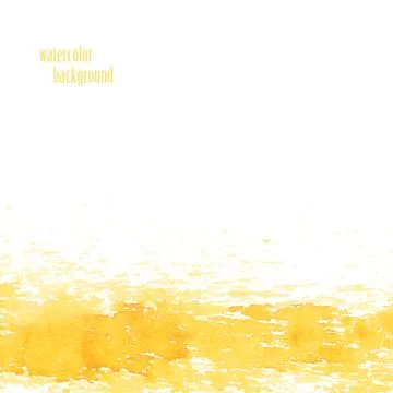Watercolor background for layout. Vector yellow splashes. eps 10 Stock-Illustration