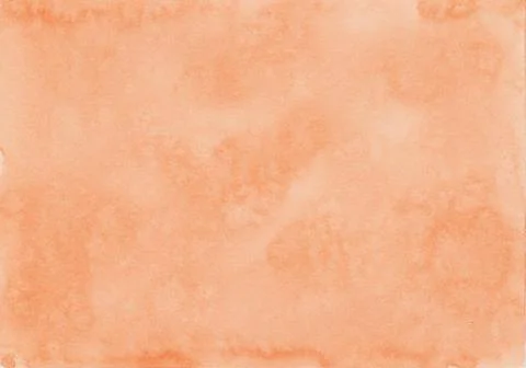 Watercolor background in orange Stock Illustration