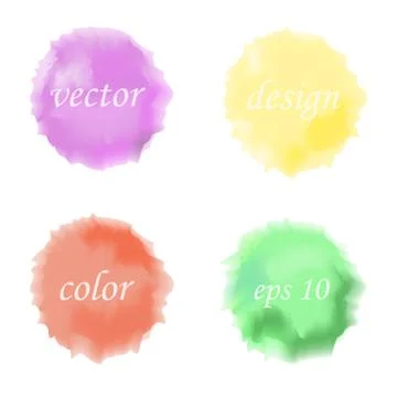Watercolor background vector Stock Illustration