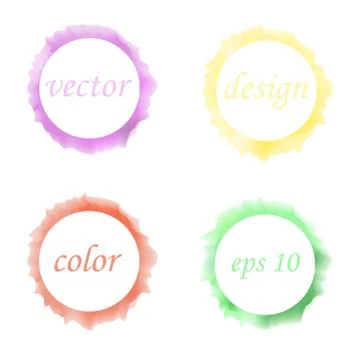 Watercolor background vector Stock Illustration