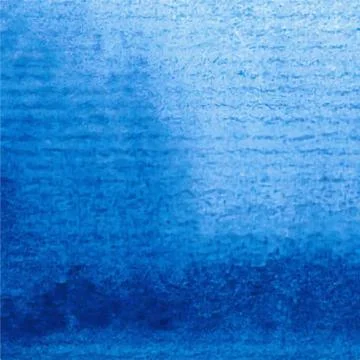 Watercolor blue background vector hand drawn illustration. Paint texture on p Stock Illustration