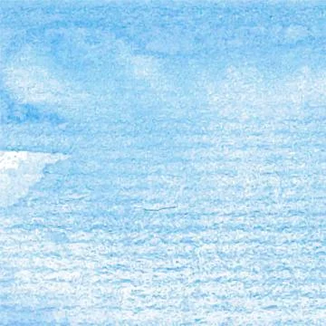 Watercolor blue background vector hand drawn illustration. Paint texture on p Stock Illustration