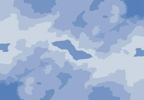 Watercolor blue sky background vector Stock Illustration