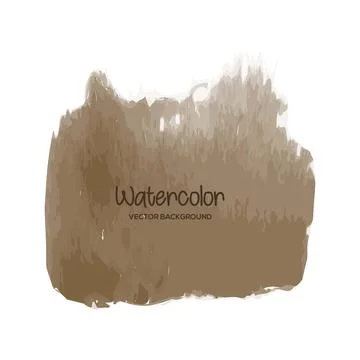 Watercolor brush background vector イラスト素材