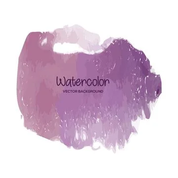 Watercolor brush background vector イラスト素材