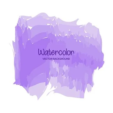 Watercolor brush background vector Stock Illustration