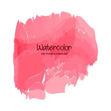 Watercolor brush background vector イラスト素材