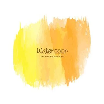 Watercolor brush background vector Stock Illustration