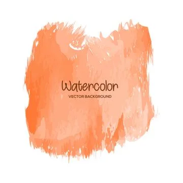 Watercolor brush background vector Stock Illustration
