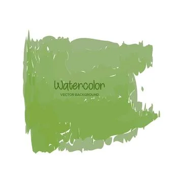 Watercolor brush background vector Stock Illustration