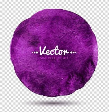 Watercolor circle Stock Illustration